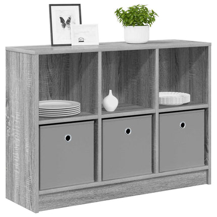Sideboard med låda Grå Sonoma 88,5 x 27,5 x 63,5 cm
