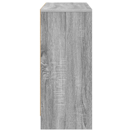 Sideboard med låda Grå Sonoma 88,5 x 27,5 x 63,5 cm