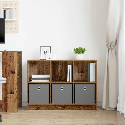 Sideboard med låda Gammalt trä 88,5 x 27,5 x 63,5 cm