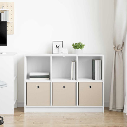 Sideboard med låda Vit 102 x 32 x 73,5 cm