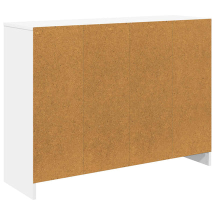 Sideboard med låda Vit 102 x 32 x 73,5 cm