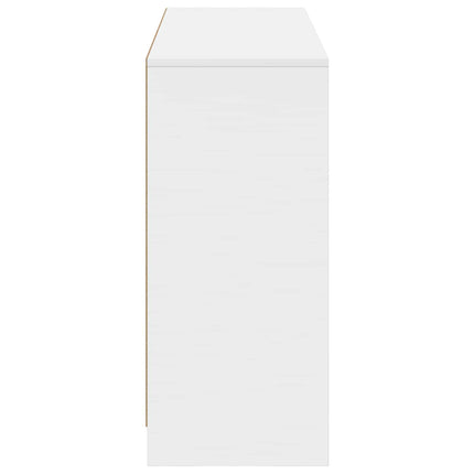 Sideboard med låda Vit 102 x 32 x 73,5 cm