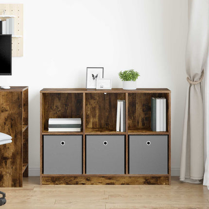 Sideboard med låda Rökt ek 102 x 32 x 73,5 cm