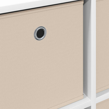 Sideboard med låda Vit 49,5 x 22 x 47 cm