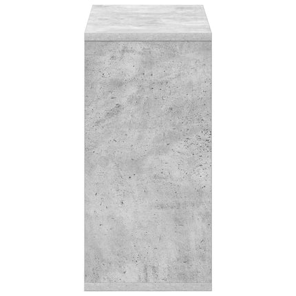 Sideboard med låda Betonggrå 49,5 x 22 x 47 cm