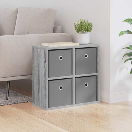 Sideboard med låda Grå Sonoma 49,5 x 22 x 47 cm