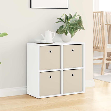 Sideboard med låda Vit 59,5 x 27 x 57 cm