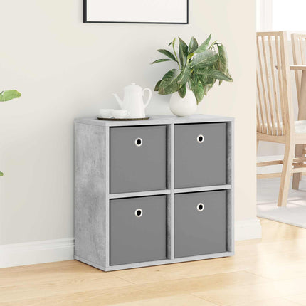 Sideboard med låda Betonggrå 59,5 x 27 x 57 cm