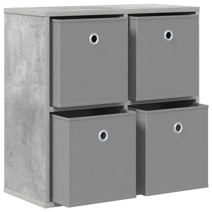 Sideboard med låda Betonggrå 59,5 x 27 x 57 cm
