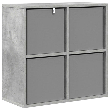 Sideboard med låda Betonggrå 59,5 x 27 x 57 cm