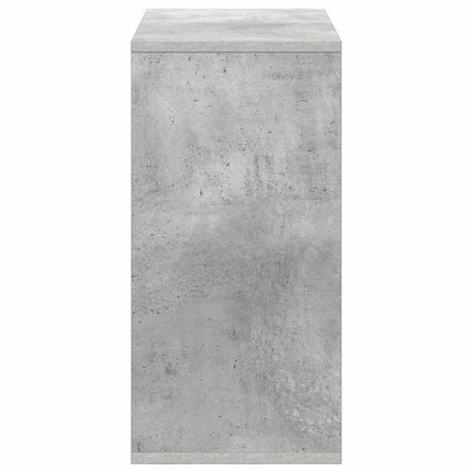 Sideboard med låda Betonggrå 59,5 x 27 x 57 cm