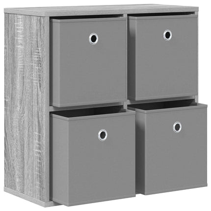 Sideboard med låda Grå Sonoma 59,5 x 27 x 57 cm