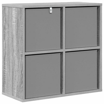 Sideboard med låda Grå Sonoma 59,5 x 27 x 57 cm