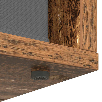 Sideboard med låda Gammalt trä 59,5 x 27 x 57 cm