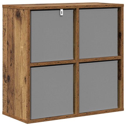 Sideboard med låda Gammalt trä 59,5 x 27 x 57 cm