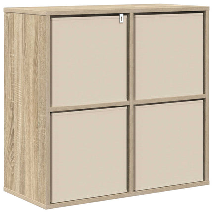 Sideboard med låda Sonoma-ek 68,5 x 32 x 67 cm