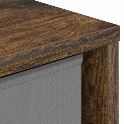Sideboard med låda Rökt ek 68,5 x 32 x 67 cm