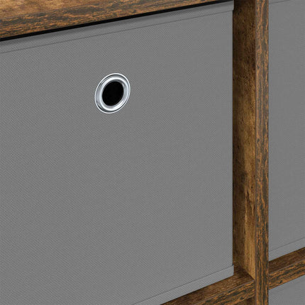 Sideboard med låda Rökt ek 68,5 x 32 x 67 cm