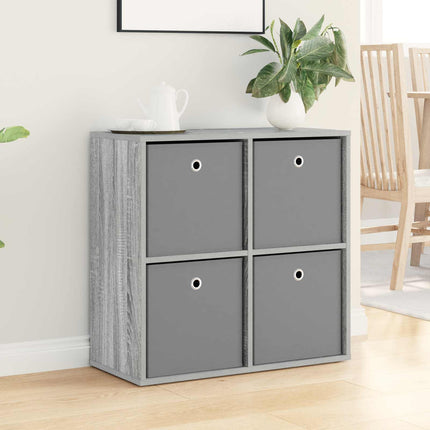 Sideboard med låda Grå Sonoma 68,5 x 32 x 67 cm