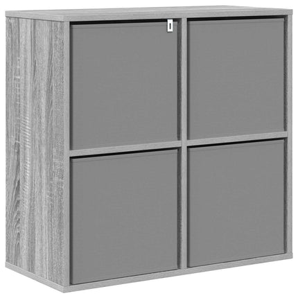 Sideboard med låda Grå Sonoma 68,5 x 32 x 67 cm