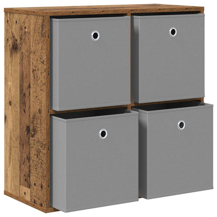 Sideboard med låda Gammalt trä 68,5 x 32 x 67 cm