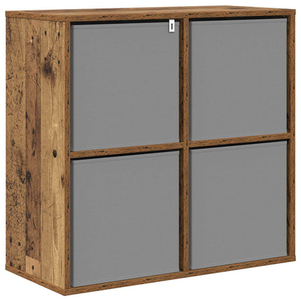 Sideboard med låda Gammalt trä 68,5 x 32 x 67 cm