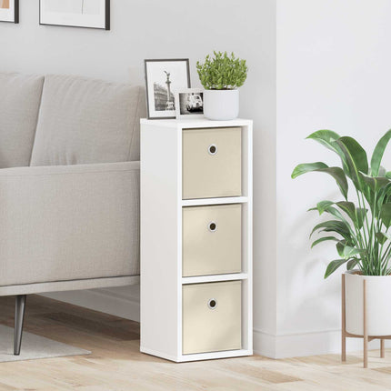 Sideboard med låda Vit 25,5 x 22 x 69,5 cm
