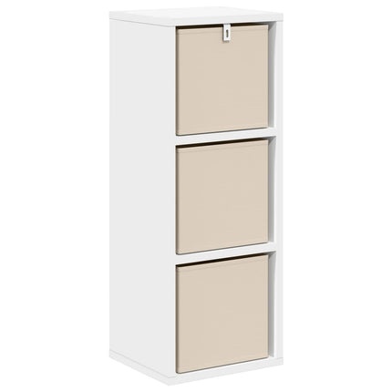 Sideboard med låda Vit 25,5 x 22 x 69,5 cm