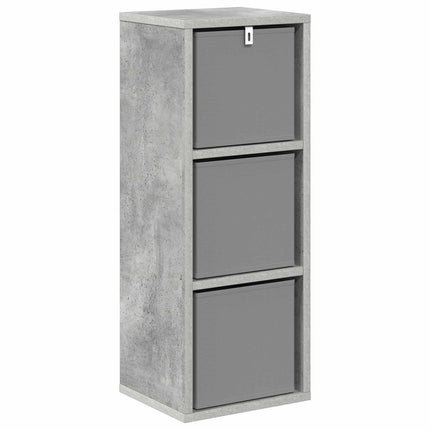 Sideboard med låda Betonggrå 25,5 x 22 x 69,5 cm