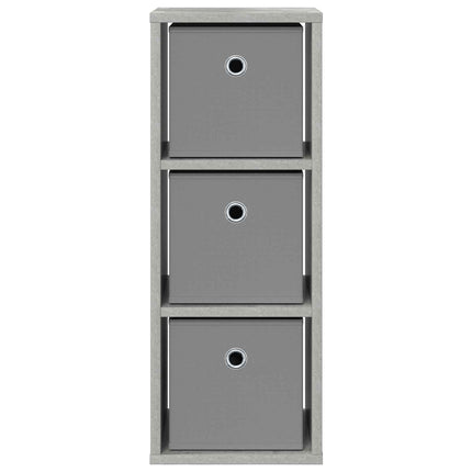 Sideboard med låda Betonggrå 25,5 x 22 x 69,5 cm