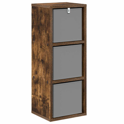 Sideboard med låda Rökt ek 25,5 x 22 x 69,5 cm