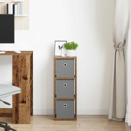 Sideboard med låda Gammalt trä 25,5 x 22 x 69,5 cm