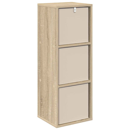 Sideboard med låda Sonoma-ek 30,5 x 27 x 84,5 cm