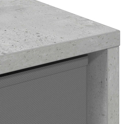 Sideboard med låda Betonggrå 30,5 x 27 x 84,5 cm