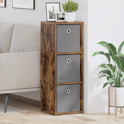 Sideboard med låda Rökt ek 30,5 x 27 x 84,5 cm