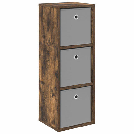Sideboard med låda Rökt ek 30,5 x 27 x 84,5 cm