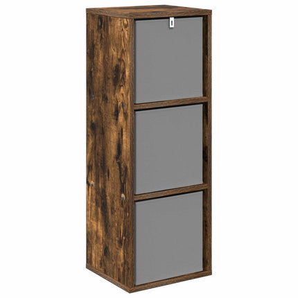 Sideboard med låda Rökt ek 30,5 x 27 x 84,5 cm