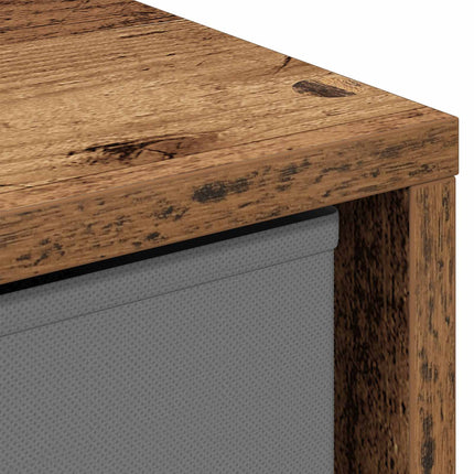 Sideboard med låda Gammalt trä 30,5 x 27 x 84,5 cm