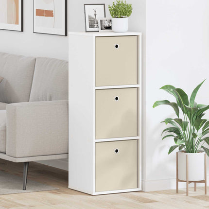 Sideboard med låda Vit 35 x 32 x 99,5 cm