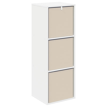 Sideboard med låda Vit 35 x 32 x 99,5 cm