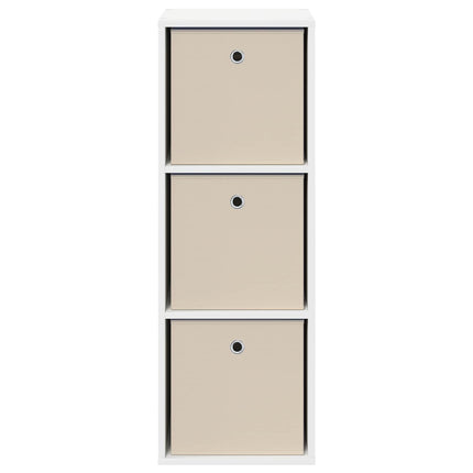 Sideboard med låda Vit 35 x 32 x 99,5 cm