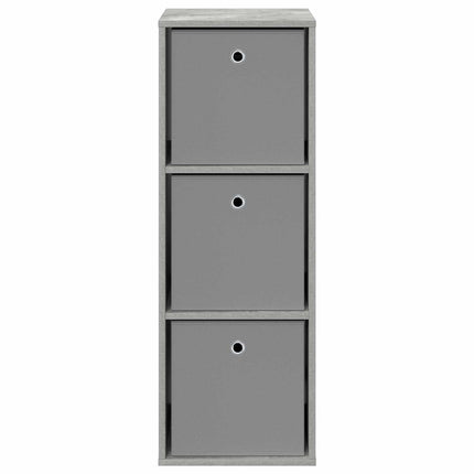 Sideboard med låda Betonggrå 35 x 32 x 99,5 cm