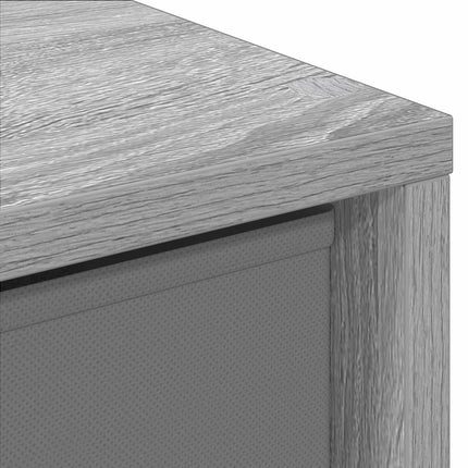 Sideboard med låda Grå Sonoma 35 x 32 x 99,5 cm