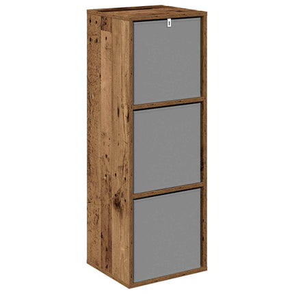 Sideboard med låda Gammalt trä 35 x 32 x 99,5 cm