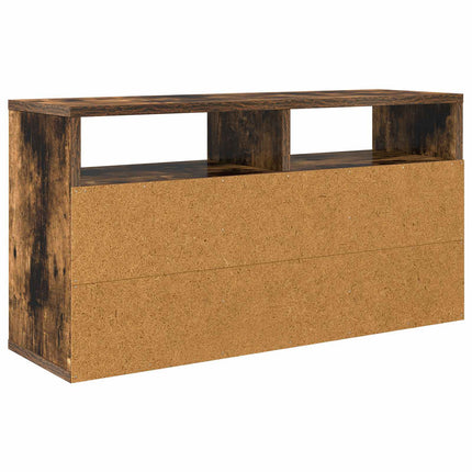 Lågskåp med låda Rökt ek 72 x 22,5 x 38 cm