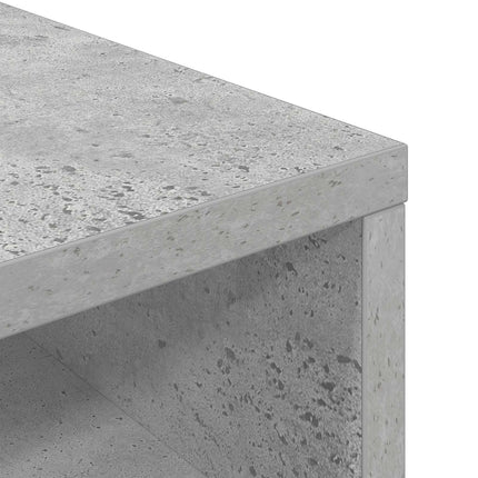 Lågskåp med låda Betonggrå 87 x 27,5 x 43 cm