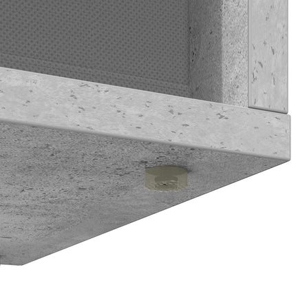 Lågskåp med låda Betonggrå 87 x 27,5 x 43 cm