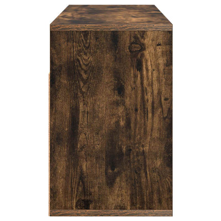 Lågskåp med låda Rökt ek 87 x 27,5 x 43 cm