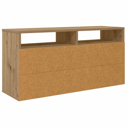 Lågskåp med låda Artisan Ek 87 x 27,5 x 43 cm