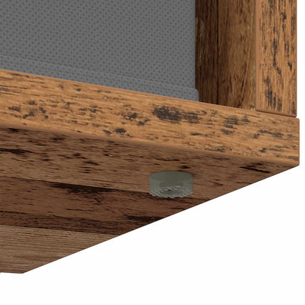 Lågskåp med låda Gammalt trä 102 x 32 x 48,5 cm